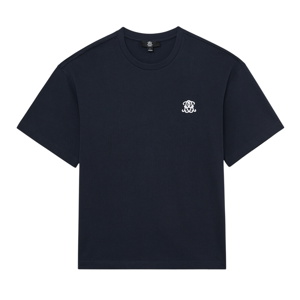 REISS Rainer Monogram Embroidered Relaxed-Fit T-Shirt